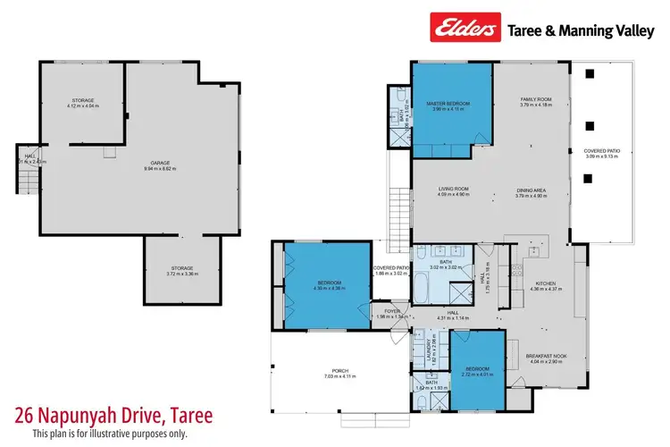 Floorplan of Homely house listing, 26 Napunyah Drive, Taree NSW 2430
