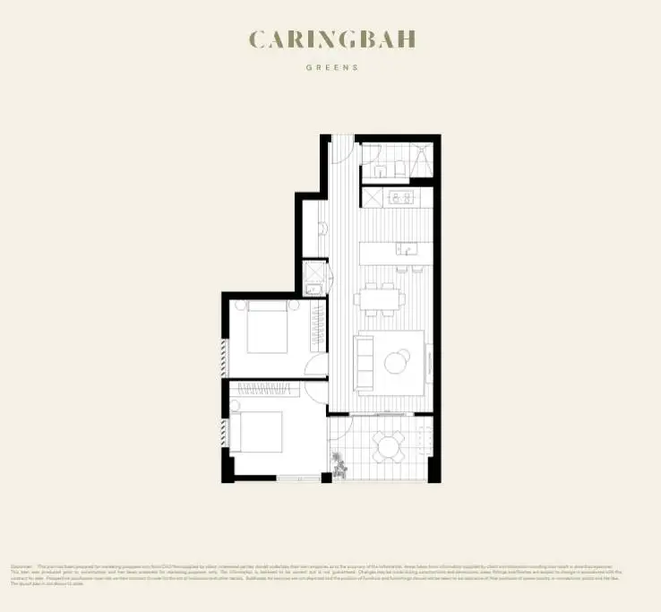 Floorplan of Homely apartment listing, C116/101-109 Willarong Road, Caringbah NSW 2229