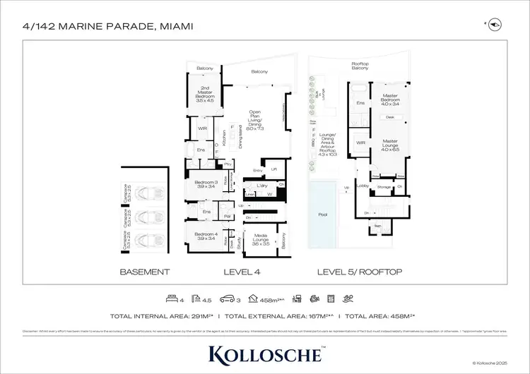 Floorplan of Homely apartment listing, 4/142 Marine Parade, Miami QLD 4220