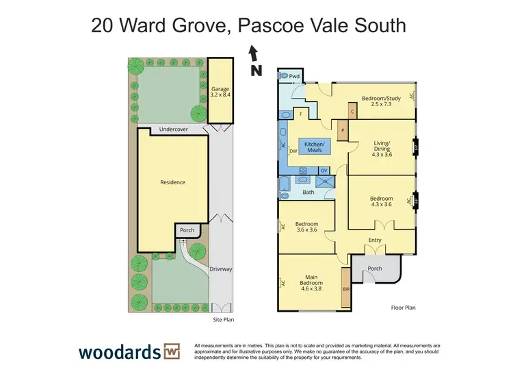 Floorplan of Homely house listing, 20 Ward Grove, Pascoe Vale South VIC 3044