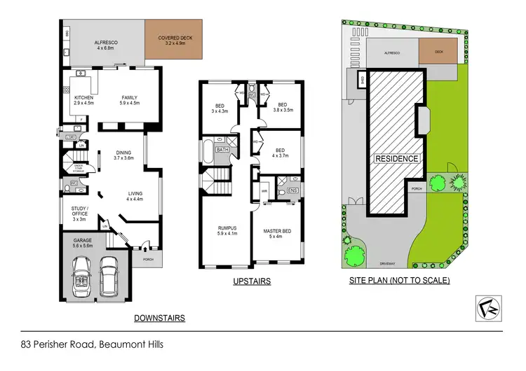 Floorplan of Homely house listing, 83 Perisher Road, Beaumont Hills NSW 2155