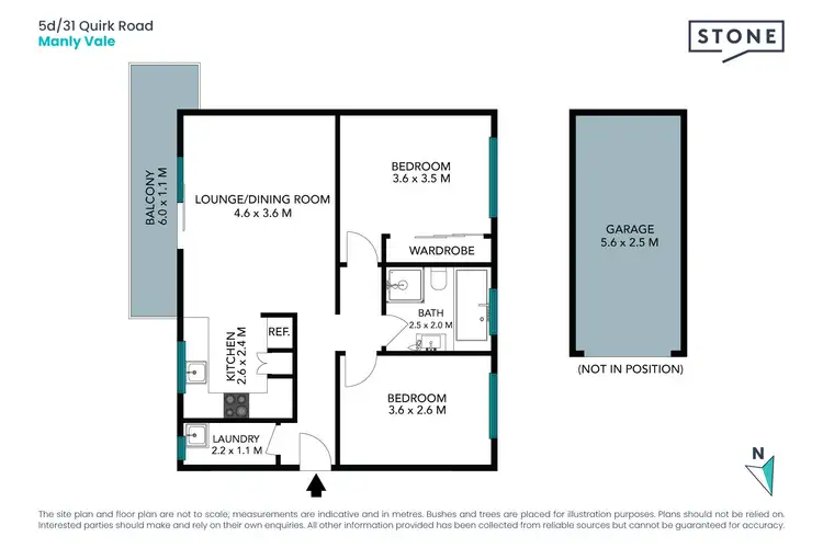 Floorplan of Homely apartment listing, 5D/31 Quirk Road, Manly Vale NSW 2093