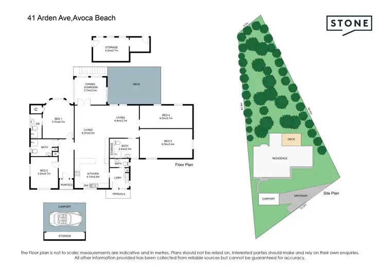 Floorplan of Homely house listing, 41 Arden Avenue, Avoca Beach NSW 2251