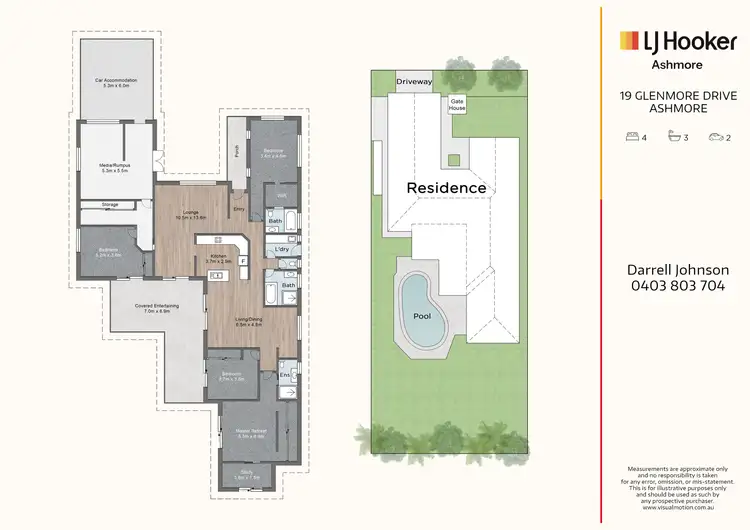 Floorplan of Homely house listing, 19 Glenmore Drive, Ashmore QLD 4214
