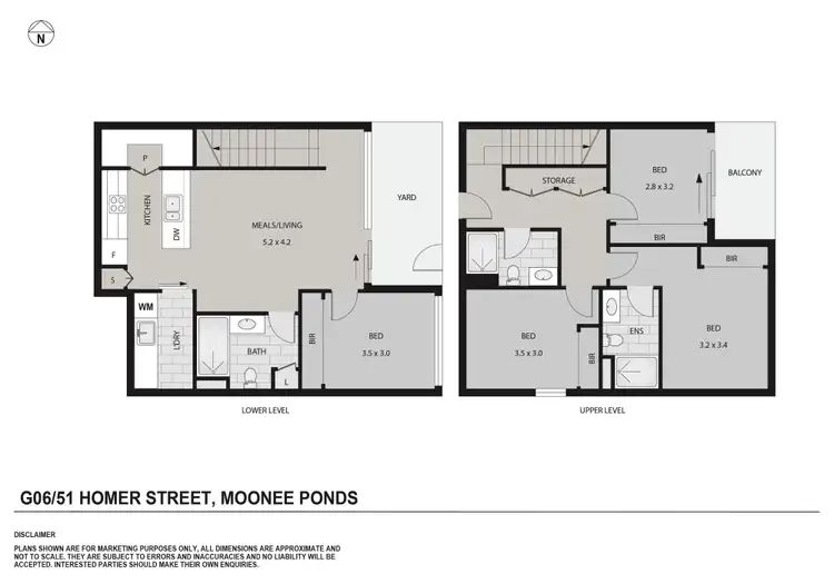 Floorplan of Homely apartment listing, G06/51 Homer Street, Moonee Ponds VIC 3039