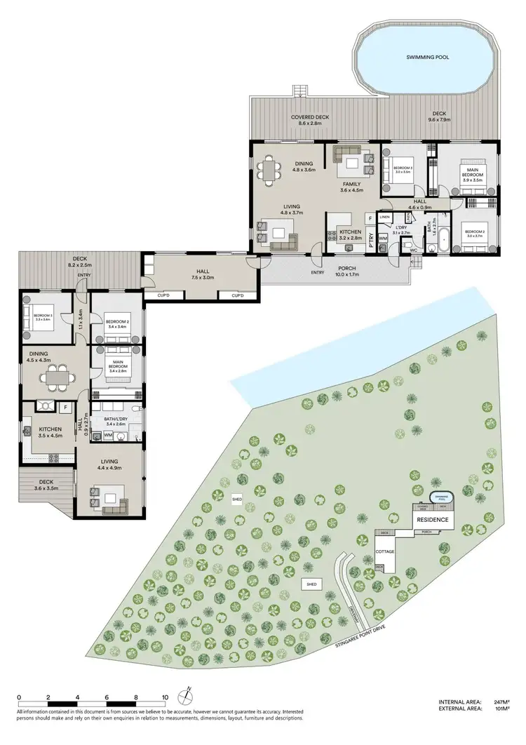 Floorplan of Homely house listing, 91 Stingaree Point Drive, Dora Creek NSW 2264