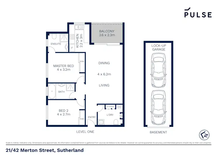 Floorplan of Homely apartment listing, 21/42-48 Merton Street, Sutherland NSW 2232