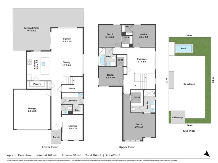 Floorplan of Homely house listing, 59 Everleigh Drive, Greenbank QLD 4124