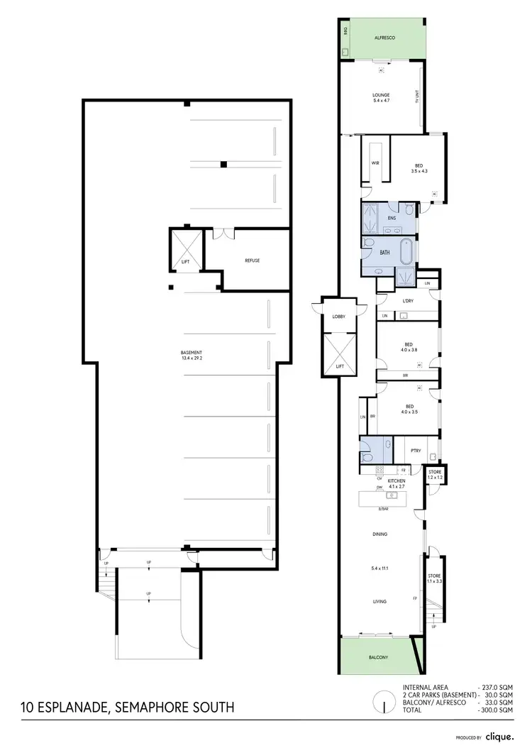 Floorplan of Homely house listing, 1/10 Esplanade, Semaphore South SA 5019
