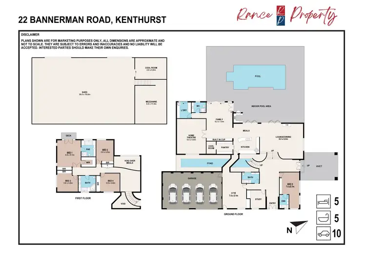 Floorplan of Homely rural property listing, 22 Bannerman Road, Kenthurst NSW 2156