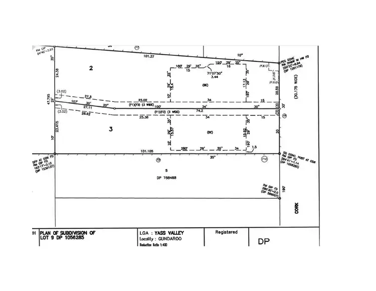 Floorplan of Homely land listing, LOT 3, 1b Rosamel Street, Gundaroo NSW 2620