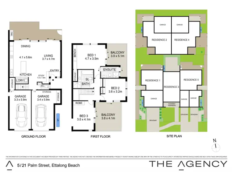 Floorplan of Homely townhouse listing, 5/21 Palm Street, Ettalong Beach NSW 2257