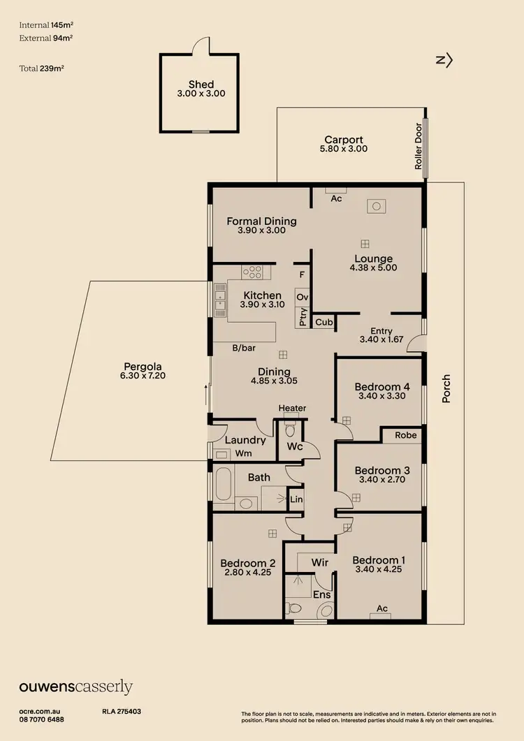 Floorplan of Homely house listing, 2 Barr Road, Happy Valley SA 5159