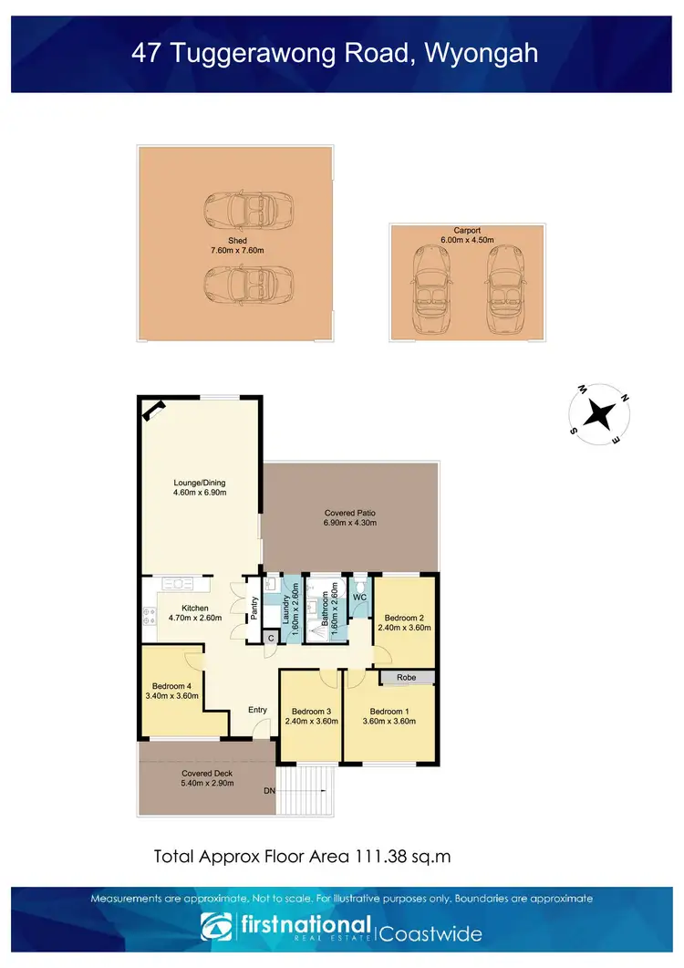Floorplan of Homely house listing, 47 Tuggerawong Road, Wyongah NSW 2259