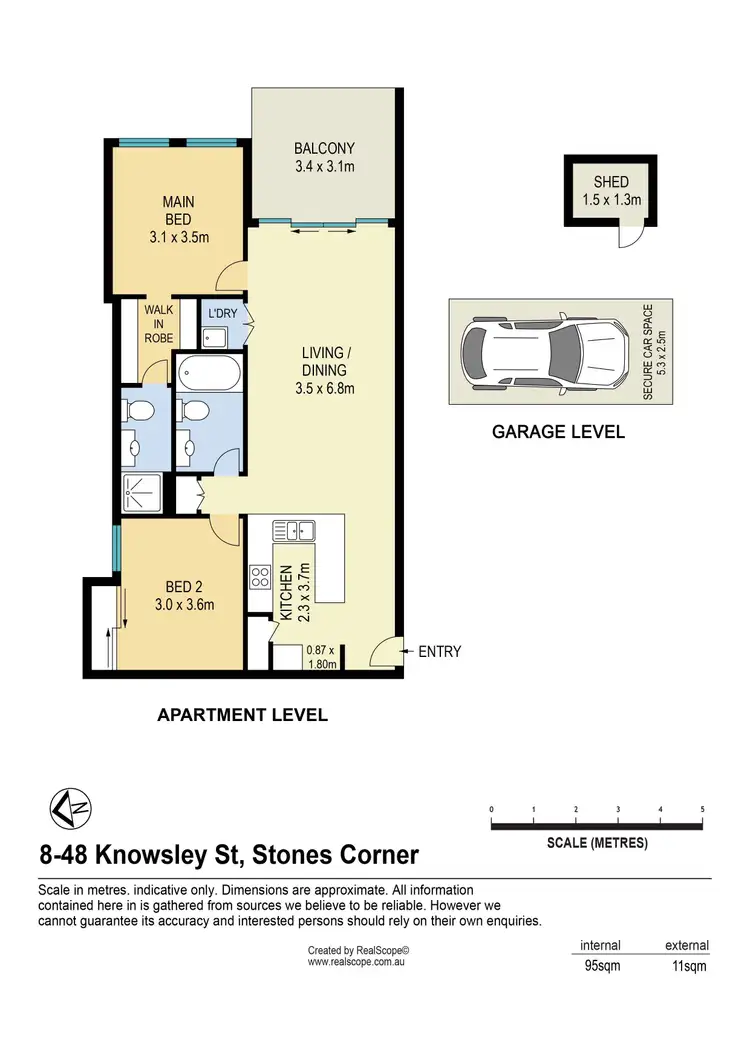 Floorplan of Homely unit listing, 8/48 Knowsley Street, Greenslopes QLD 4120
