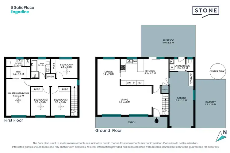 Floorplan of Homely house listing, 6 Salix Place, Engadine NSW 2233