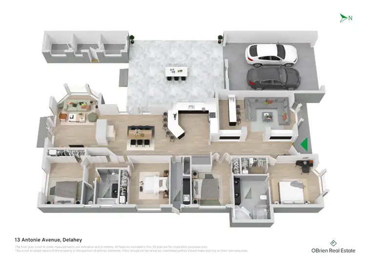 Floorplan of Homely house listing, 13 Antonie Avenue, Delahey VIC 3037