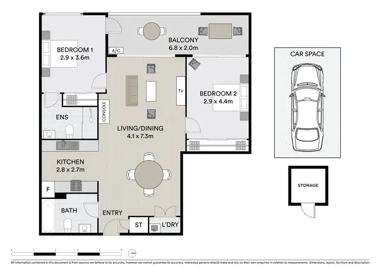 Floorplan of Homely apartment listing, 706A/8 Cowper Street, Parramatta NSW 2150