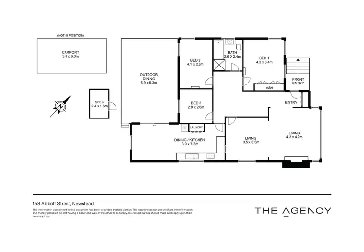 Floorplan of Homely house listing, 158 Abbott Street, Newstead TAS 7250