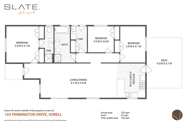 Floorplan of Homely house listing, 124 Pennington Drive, Sorell TAS 7172