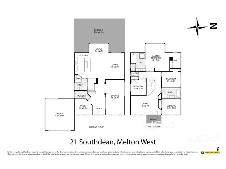 Floorplan of Homely house listing, 21 Southdean, Melton West VIC 3337