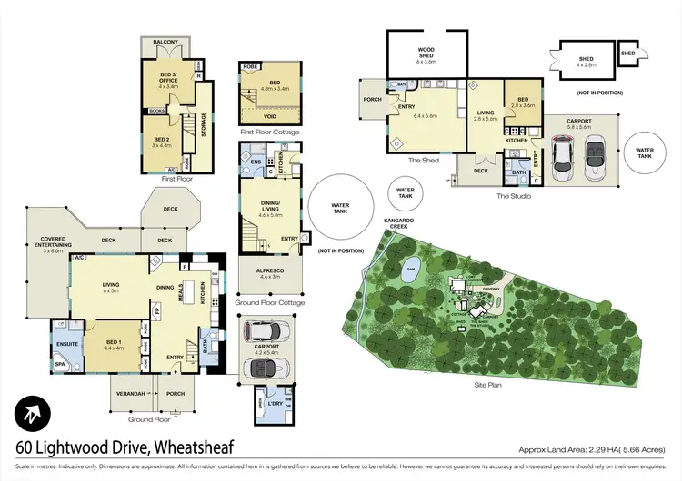 Floorplan of Homely rural property listing, 60 Lightwood Drive, Wheatsheaf VIC 3461