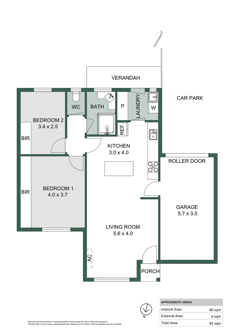 Floorplan of Homely unit listing, 9/17-20 David Avenue, Glenelg North SA 5045