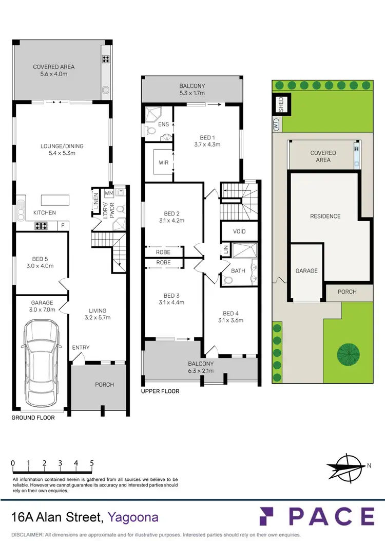 Floorplan of Homely semi-detached listing, 16A Alan Street, Yagoona NSW 2199