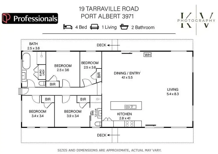 Floorplan of Homely house listing, 19 Tarraville Road, Port Albert VIC 3971