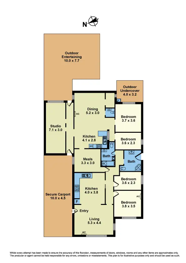 Floorplan of Homely house listing, 16 Busch Street, Sunshine North VIC 3020