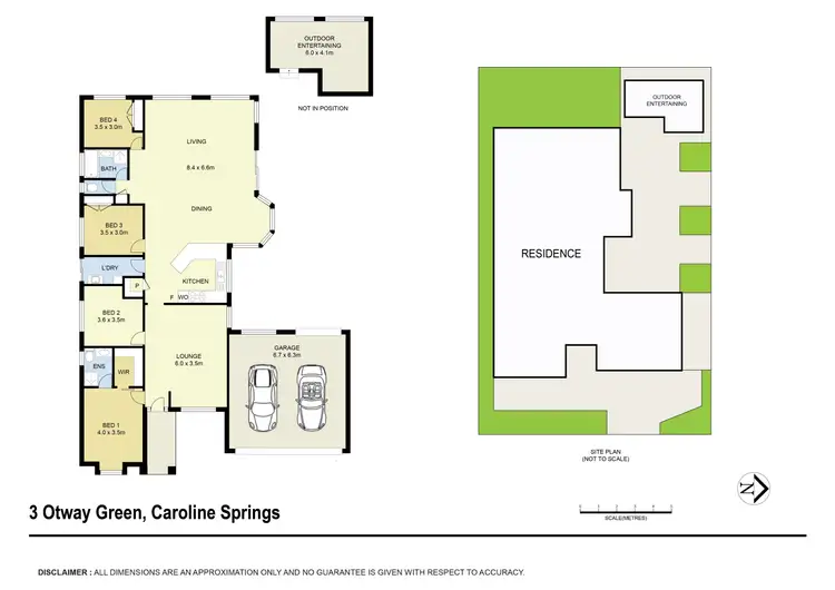 Floorplan of Homely house listing, 3 Otway Green, Caroline Springs VIC 3023