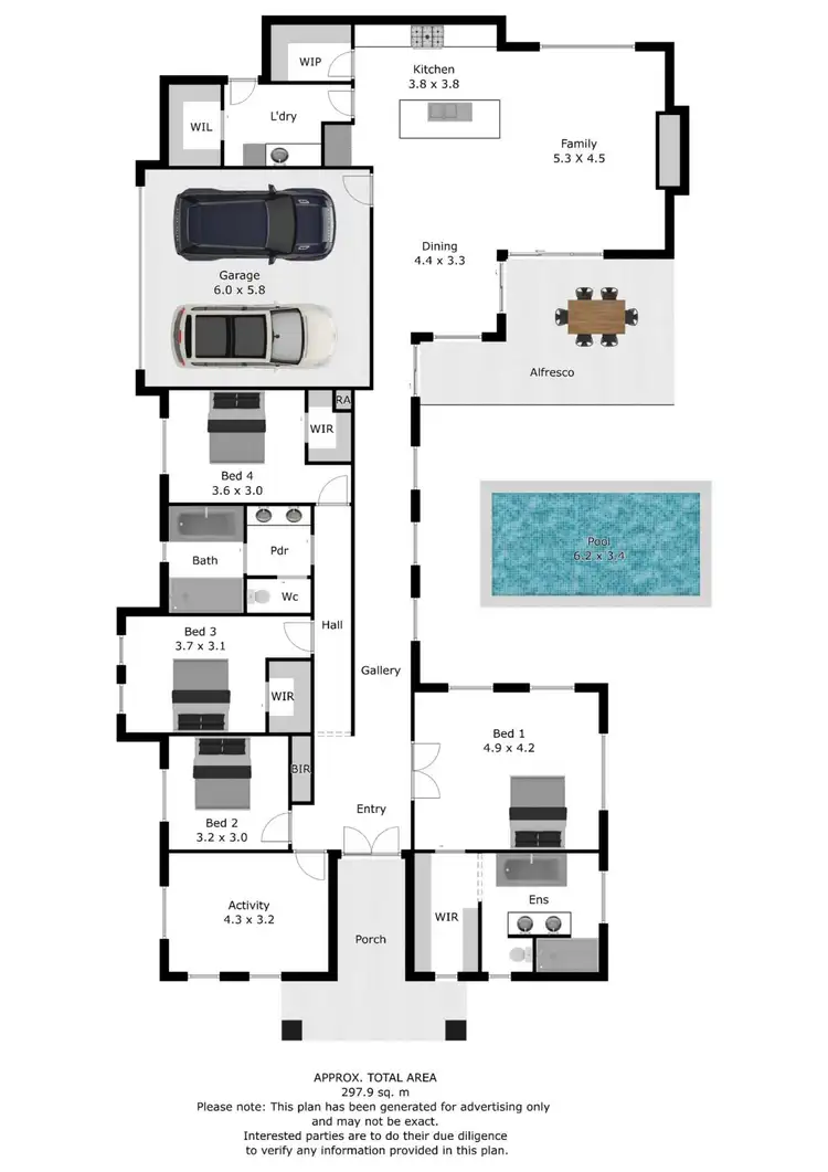 Floorplan of Homely house listing, 63 Cuthbert Street, Killara VIC 3691