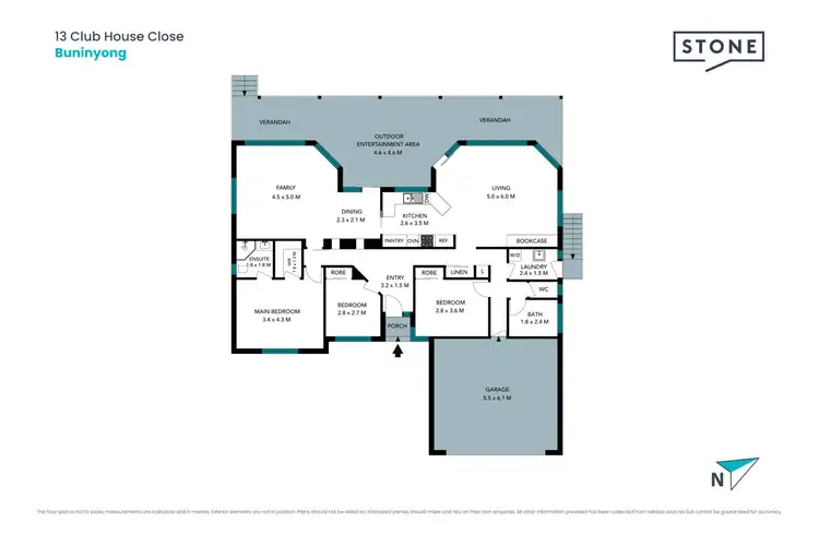 Floorplan of Homely house listing, 13 Club House Close, Buninyong VIC 3357