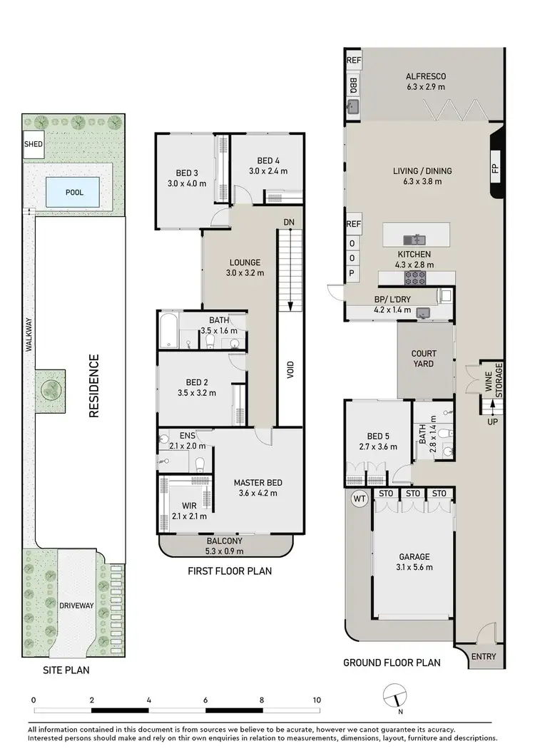 Floorplan of Homely semi-detached listing, 134a The Boulevarde, Caringbah NSW 2229