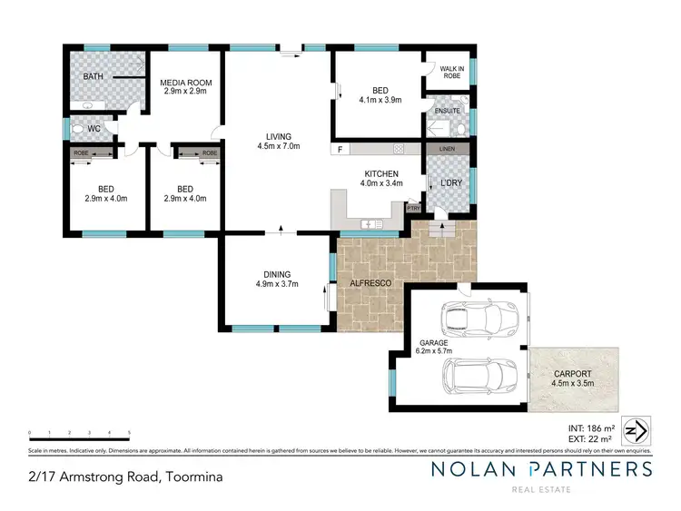 Floorplan of Homely house listing, 2/17 Armstrong Road, Toormina NSW 2452