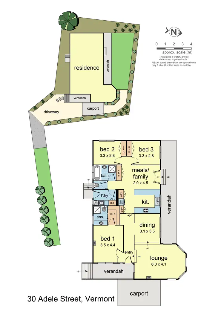 Floorplan of Homely house listing, 30 Adele Street, Vermont VIC 3133