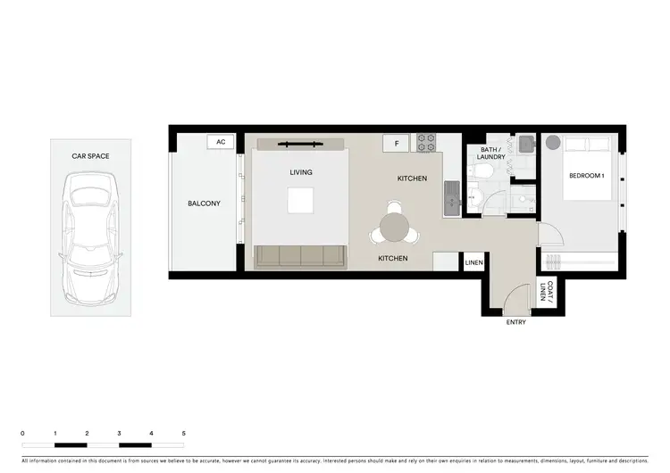 Floorplan of Homely apartment listing, 43/28 Mort Street, Braddon ACT 2612