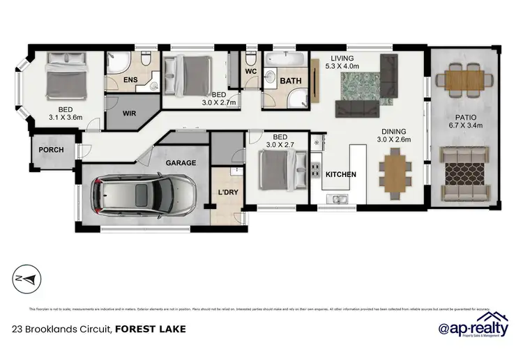 Floorplan of Homely house listing, 21 Brooklands Circuit, Forest Lake QLD 4078