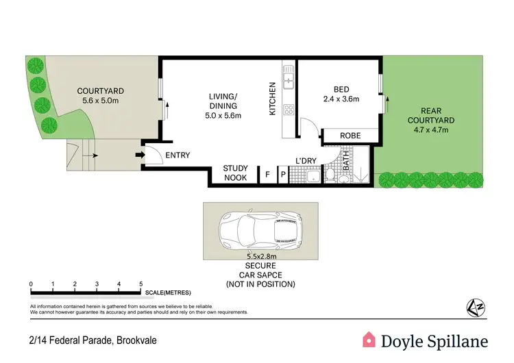 Floorplan of Homely apartment listing, 2/14 Federal Parade, Brookvale NSW 2100