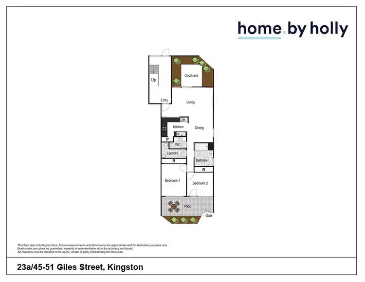 Floorplan of Homely apartment listing, 25A/43-51 Giles Street, Kingston ACT 2604