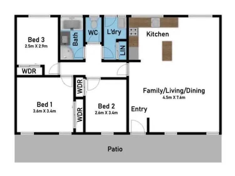 Floorplan of Homely house listing, 23a Sassafras Drive, Frankston VIC 3199