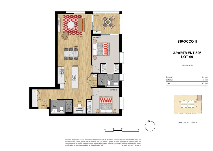 Floorplan of Homely apartment listing, 326/24-32 Koorine Street, Ermington NSW 2115