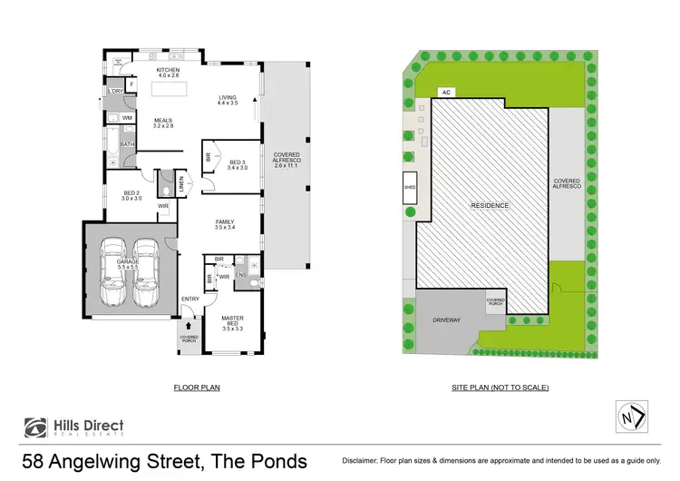 Floorplan of Homely house listing, 58 Angelwing Street, The Ponds NSW 2769