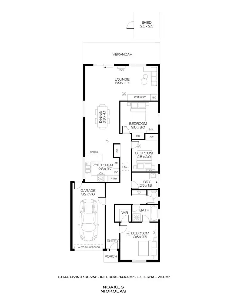 Floorplan of Homely house listing, 6 Burchmore Court, Blair Athol SA 5084