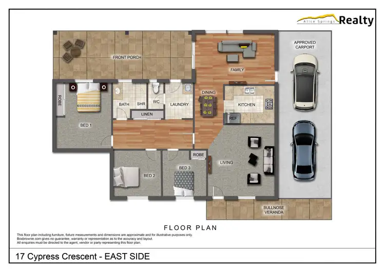 Floorplan of Homely house listing, 17 Cypress Crescent, East Side NT 870