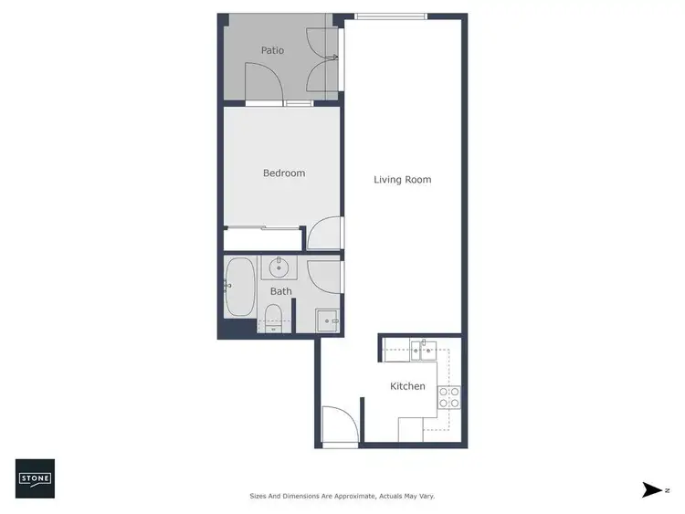 Floorplan of Homely apartment listing, 9/40 Moore Street, Turner ACT 2612