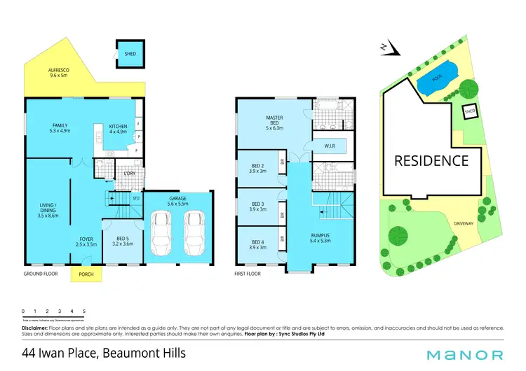 Floorplan of Homely house listing, 44 Iwan Place, Beaumont Hills NSW 2155