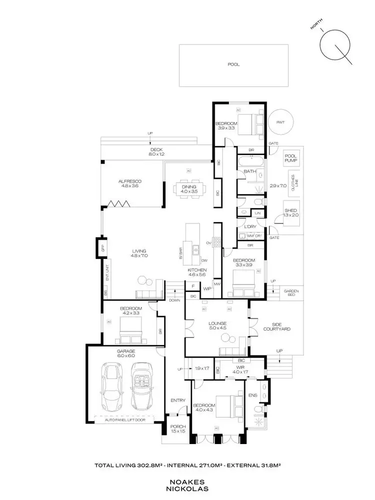 Floorplan of Homely house listing, 19 Dawbiney Avenue, Craigburn Farm SA 5051