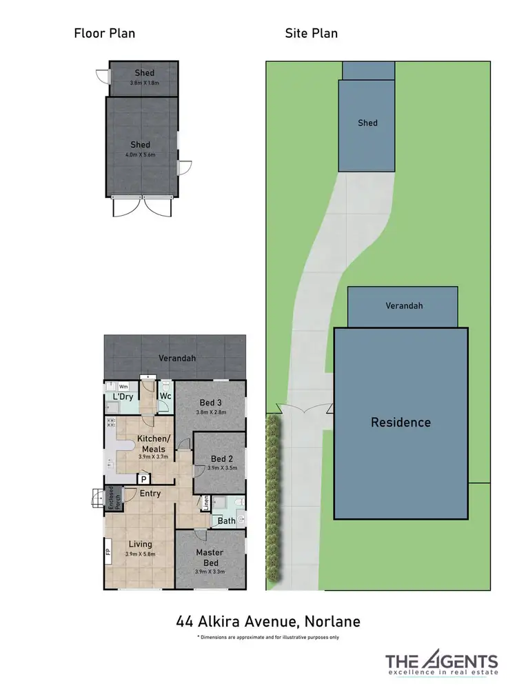 Floorplan of Homely house listing, 44 Alkira Avenue, Norlane VIC 3214