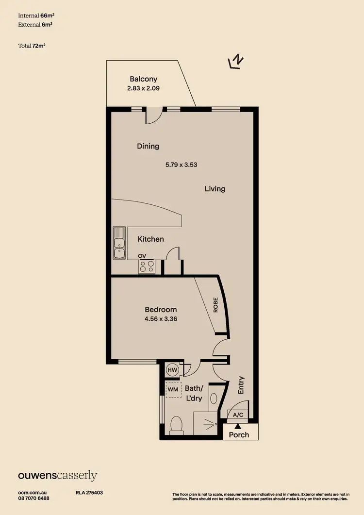 Floorplan of Homely unit listing, 10/11-18 Pennington Terrace, North Adelaide SA 5006